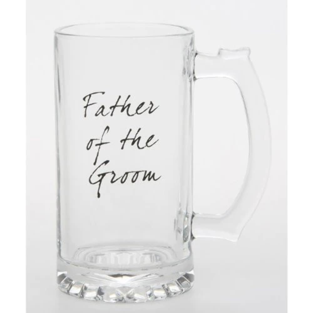 Father Of The Groom Glass Celebration Beer Tankard