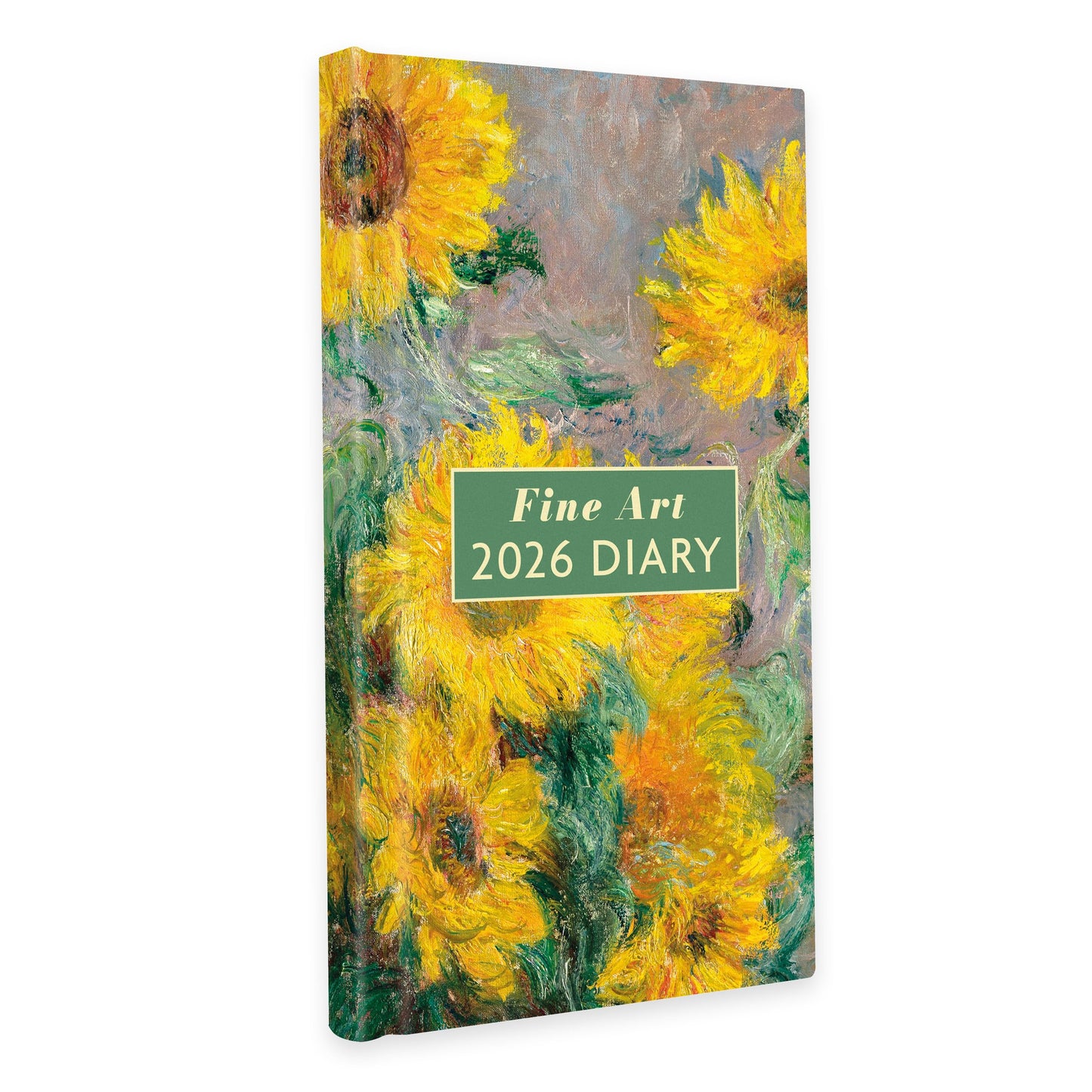Fine Art 2026 Slim Weekly Diary | Hardback Pocket Planner with Forward Planning & Monet Water Lilies & Van Gogh Sunflowers Covers