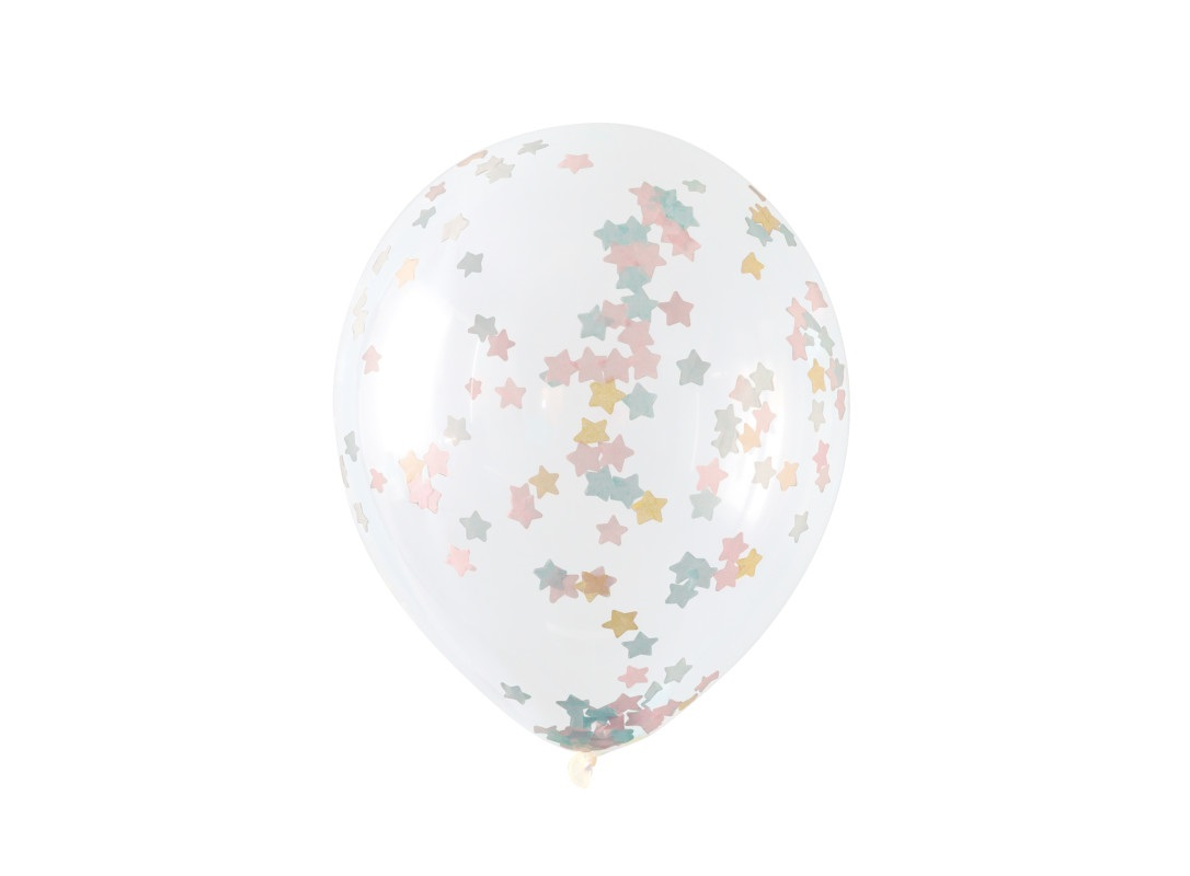 16" Twinkle Little Star Confetti Balloons