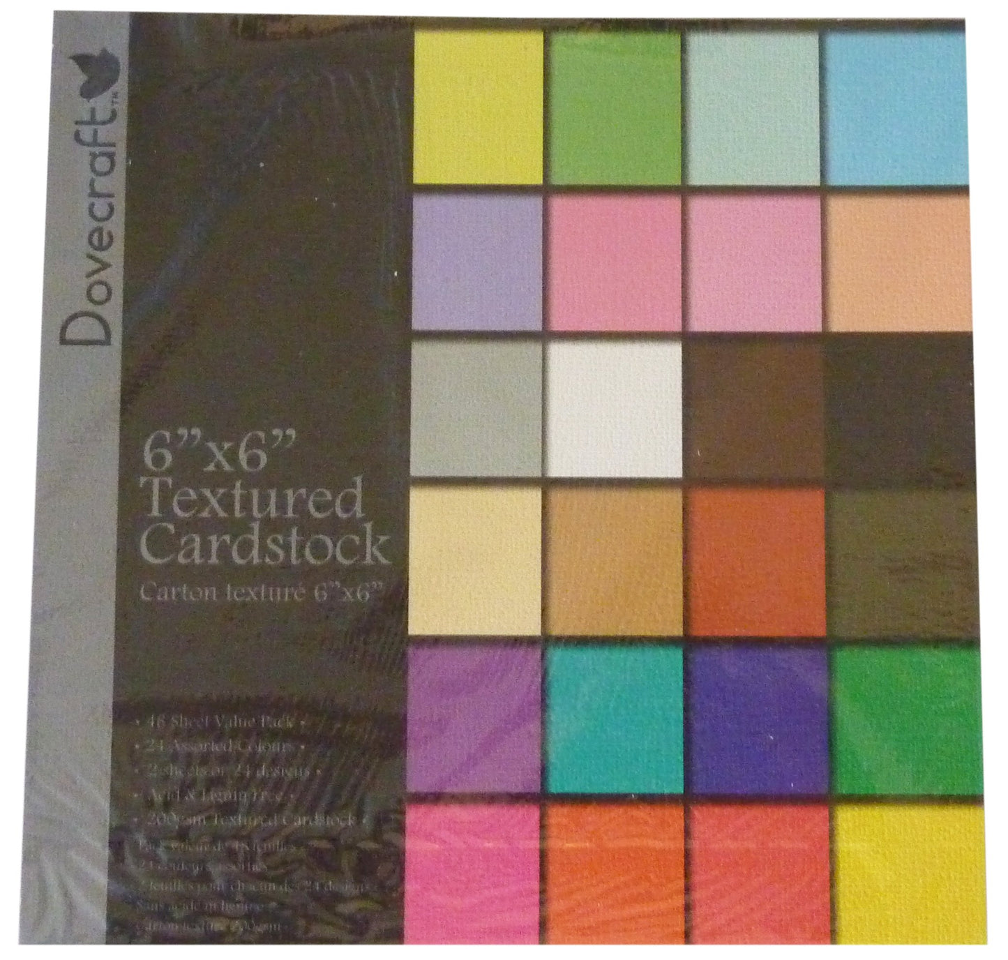 Dovecraft 6 x 6-inch Textured Cardstock