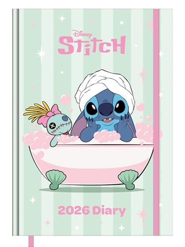 Pyramid - Lilo & Stitch 2026 - Book Calendar A5 (15 x 21 cm) with Weekly Disney Motifs by Lilo & Stitch, Planner for School, University, Work & Fans of the Hawaiian Adventure