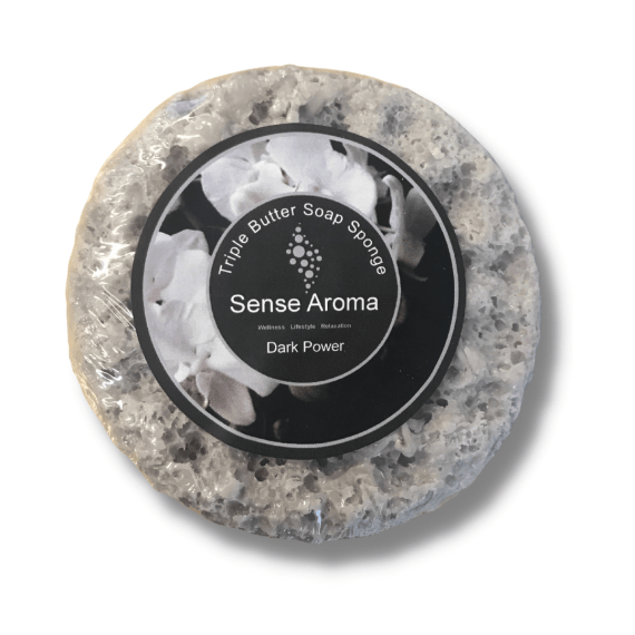 Sense Aroma Dark Power Soap Sponge -200g