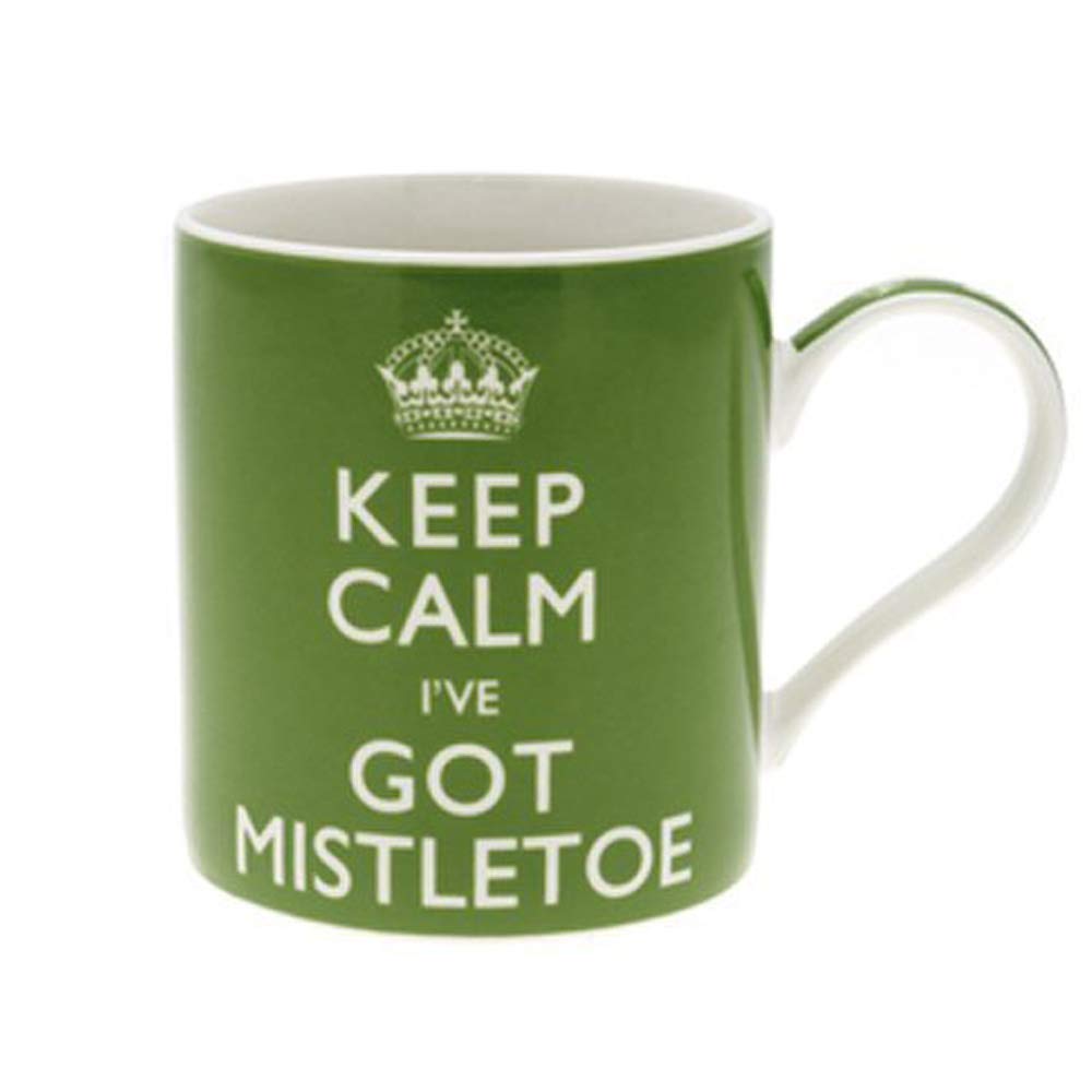 "Keep Calm I've got Mistletoe" Fine China Mug - Boxed mug