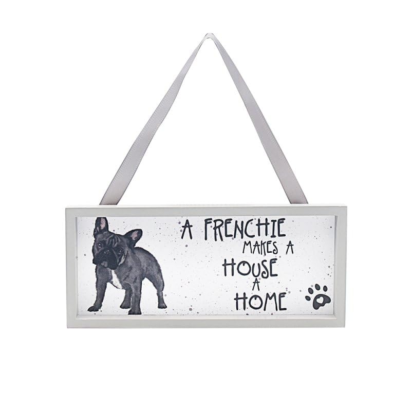 Lesser & Pavey British Designed Dog Lover Quotes Plaque | Loving Message Plaque For Home or Office | Frenchie Great Friendship Gifts For Birthdays - Sarah Boddy