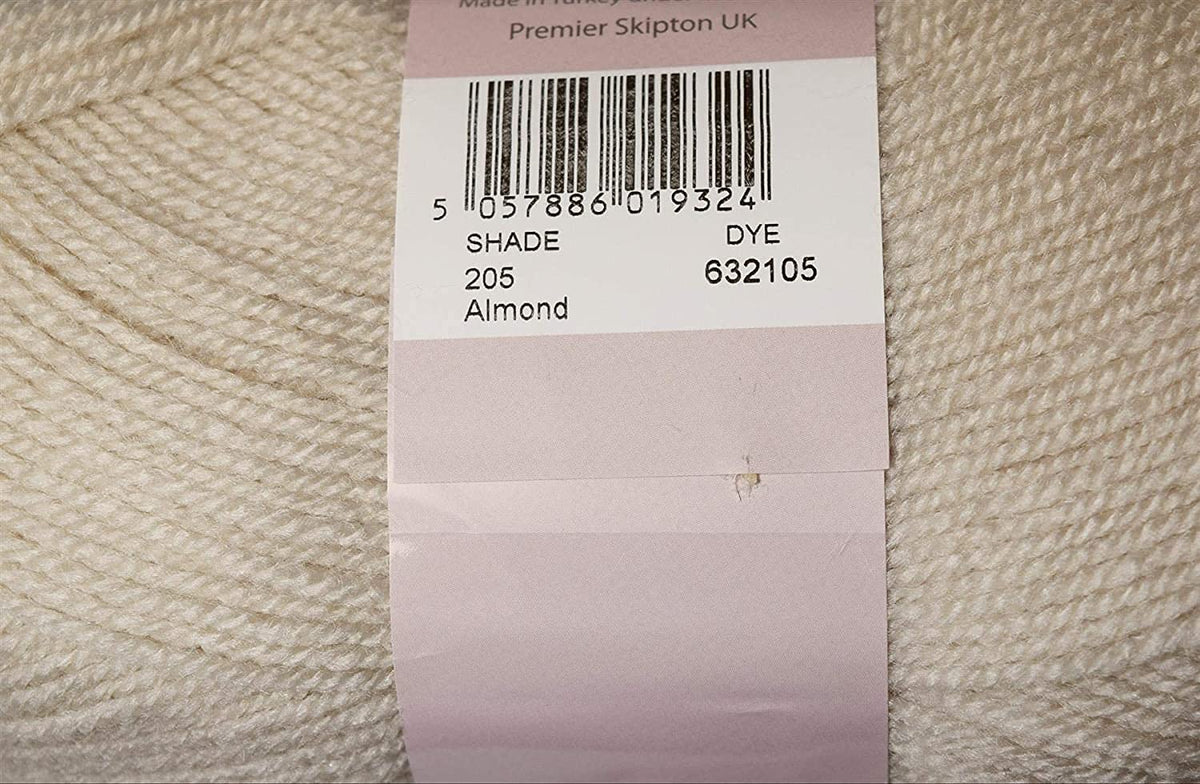 King Cole 99205 Premier Baby DK Almond Yarn - 285M, 100g