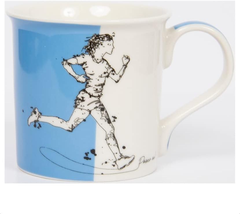 The Leonardo Collection LP49499 Unravelled Sports - Running Mug, Fine China, Boxed