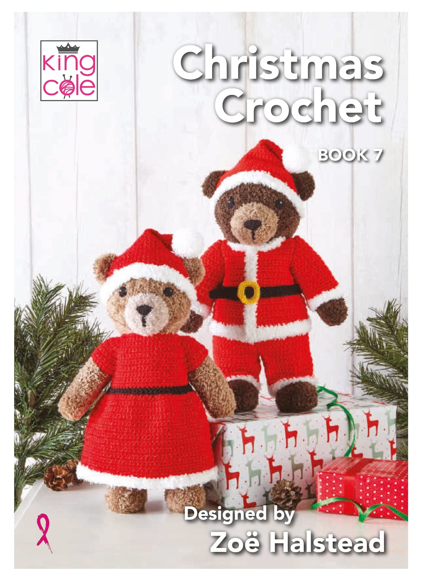 King Cole Pattern Book - Christmas Crochet Book 7