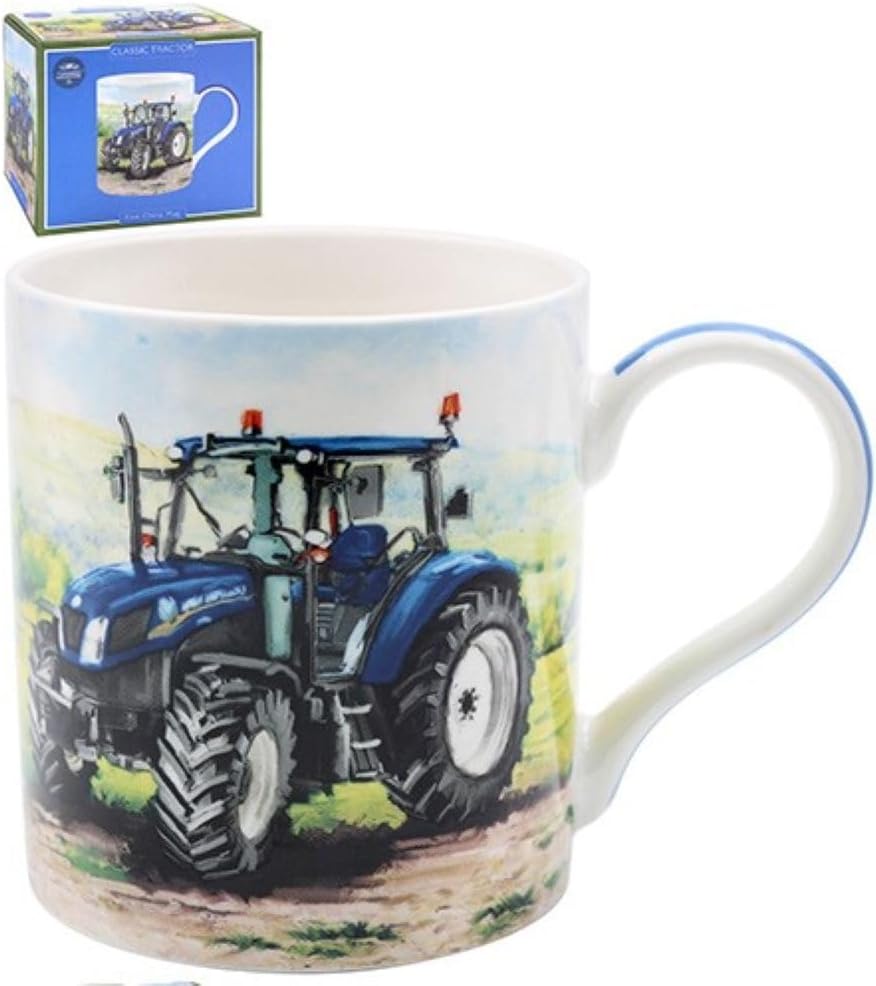Lesser And Pavey Mug Beaker Coffee Tea Cup Classic Tractor BLUE LP95189
