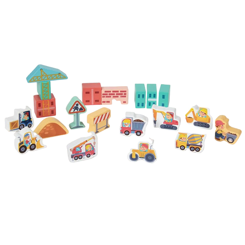 Retro Construction Building Games & Toys For Children