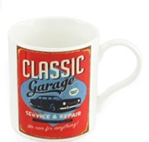 Retro Garage Sign Mug in Gift Box