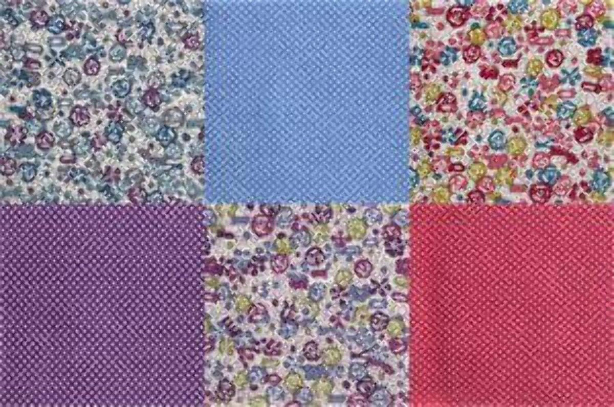 Sew Easy Staples : Dotty Floral Pink / Blue / Purple - 6 Fat Quarters