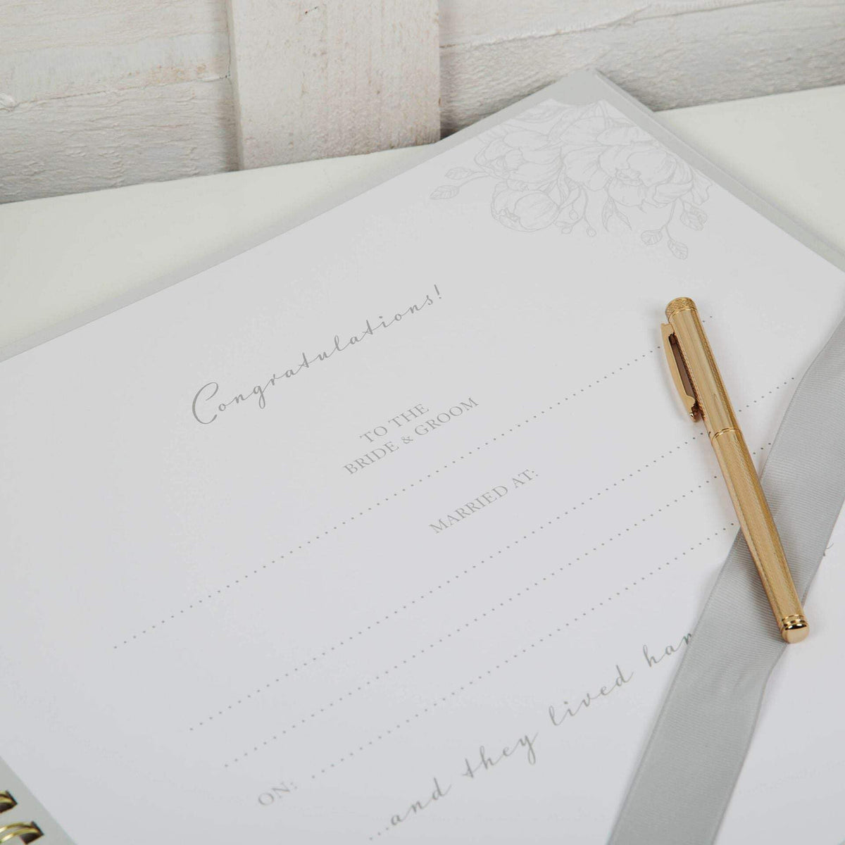 widdop Amore Large Wedding Day Scrapbook