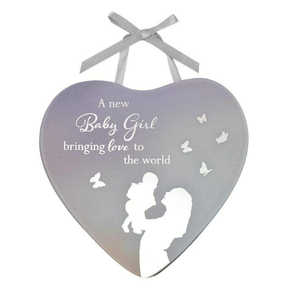 Christening A Precious little baby is christened in love Reflections from the Heart Mirrored Hanging Plaque