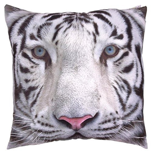Decorative Snow Tiger Print Cushion