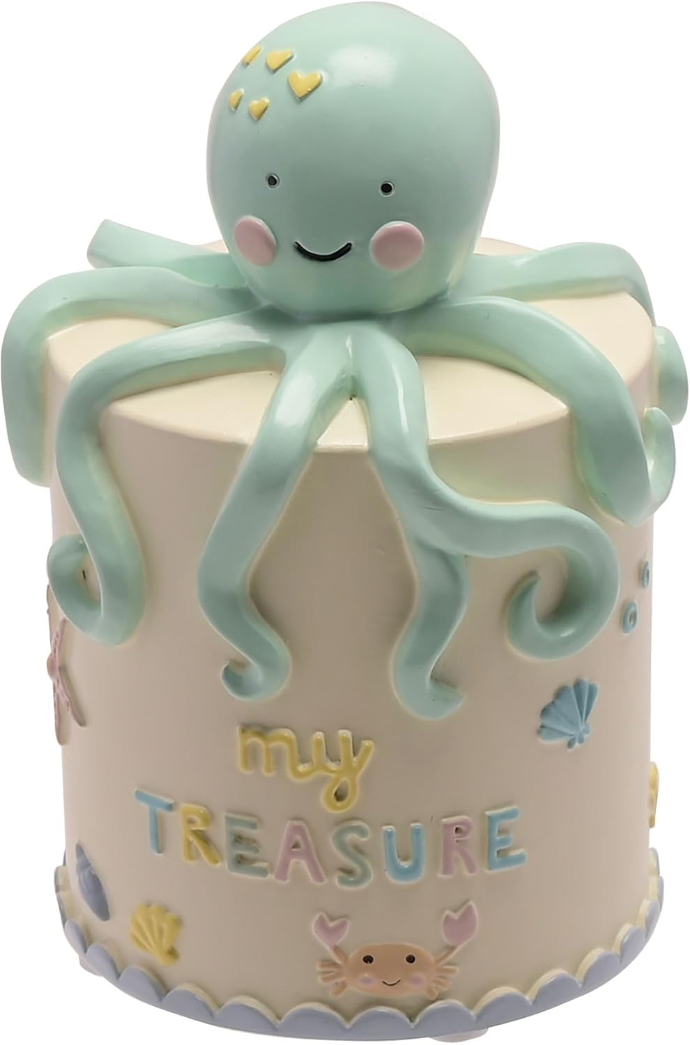 Octopus Resin Money Box Bank for Savings Seaside Sealife