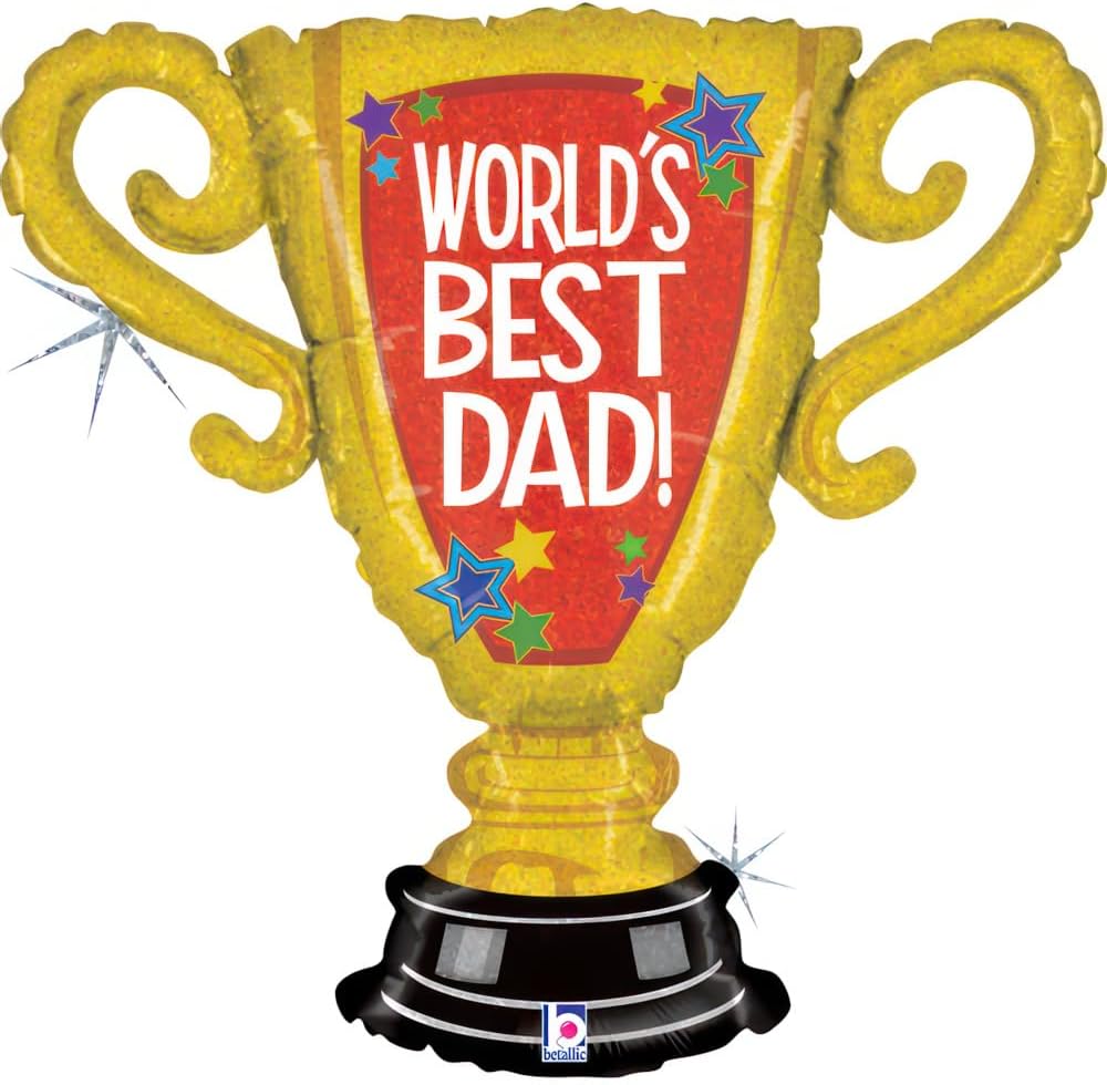 World's Best Dad Trophy 84 cm baloon