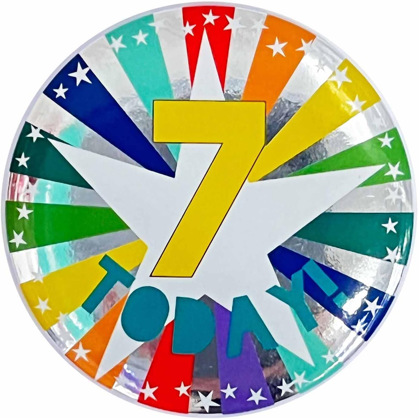 BIRTHDAY BADGE 7 TODAY BADGE