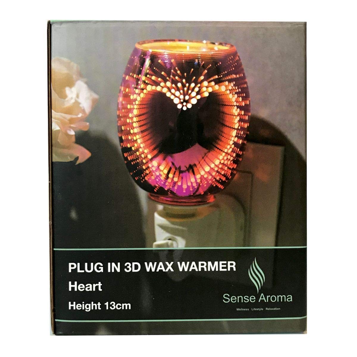 Heart Electric Plug-in Wax Warmer Oil Burner Diffuser Lamp