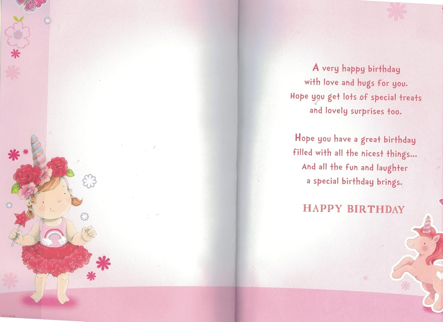 for a special grandaughter 2 today card with badge