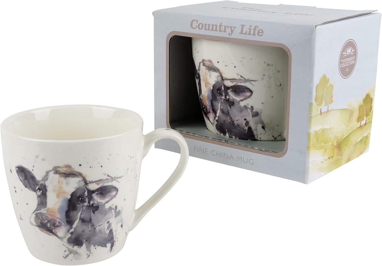 lesser and pavey Mug Country Life Cow design