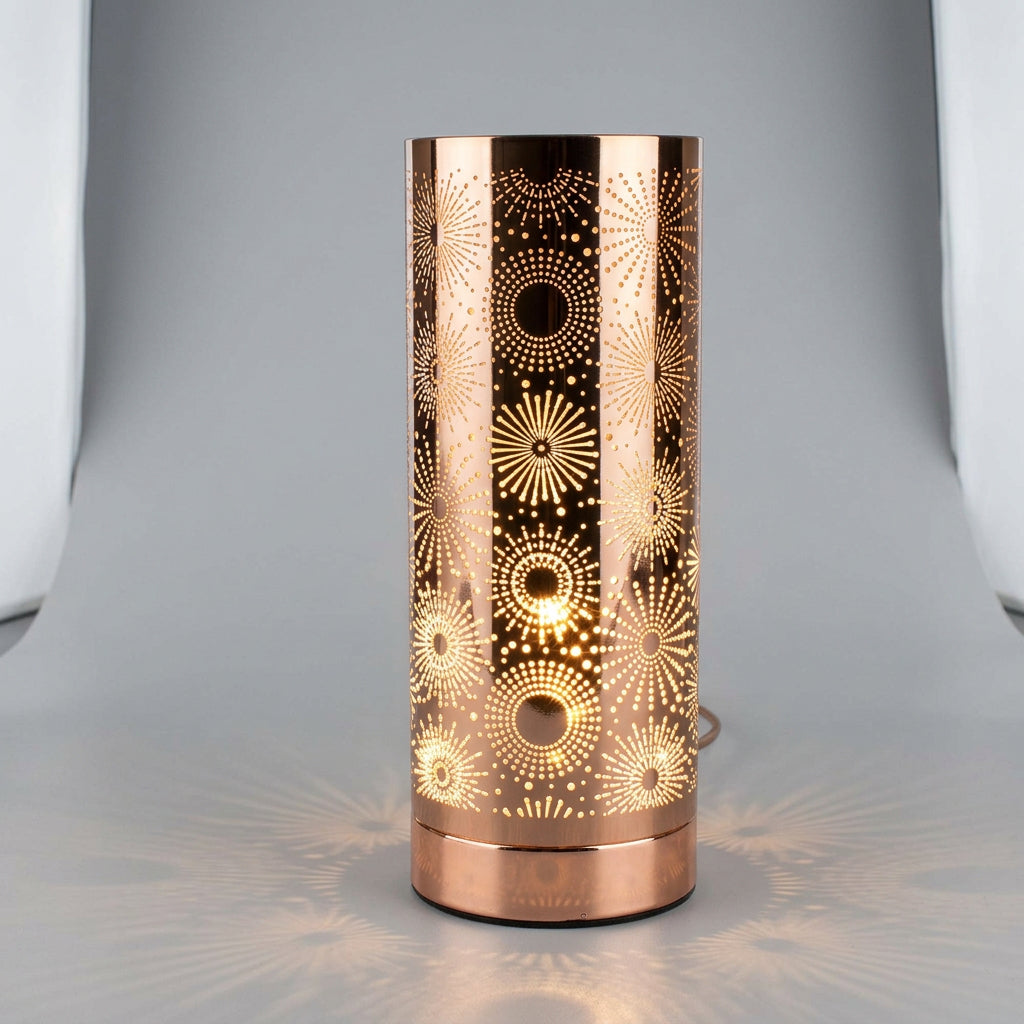 Desire Aroma melt Oil Aromatherapy Wax Touch lamp. in Rose...gold