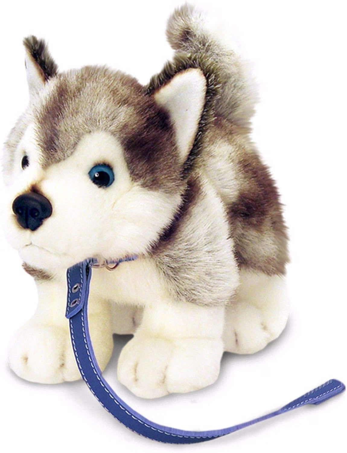 keel toys signature cuddle puppies husky on lead 30cm