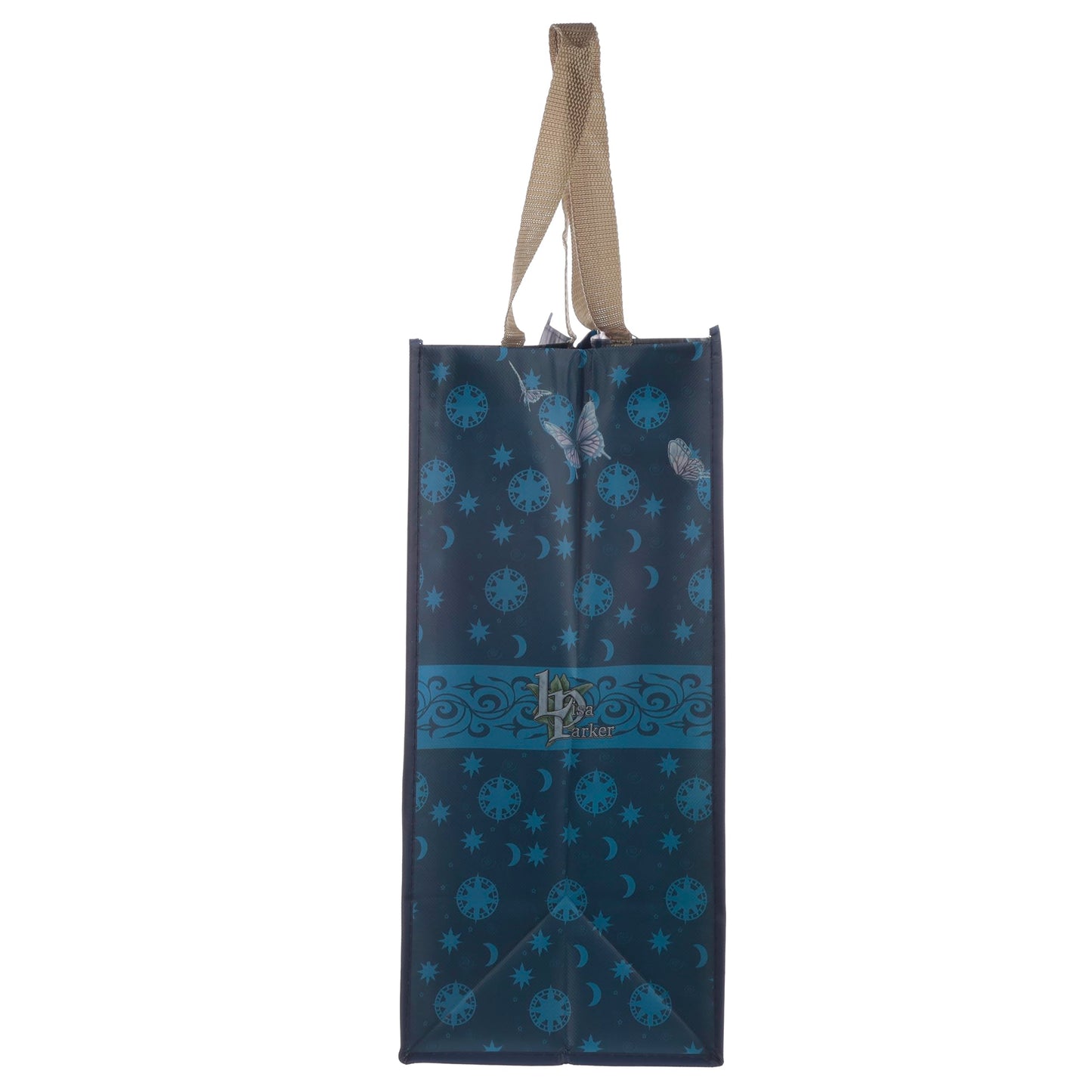 Puckator Lisa Parker Fairy Tales Owl and Fairy Reusable Shopping Bag - Shoulder Bags -Big Foldaway Handbags for Women - Canvas Tote Bags for Women - Hand Bag - Large Ladies Bags - Aesthetic Stuff