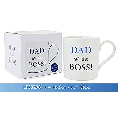 dad is the real boss mug
