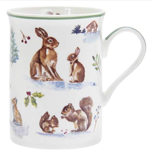 The Leonardo Collection LP52136 Winter Forest Mug, Fine China, Boxed