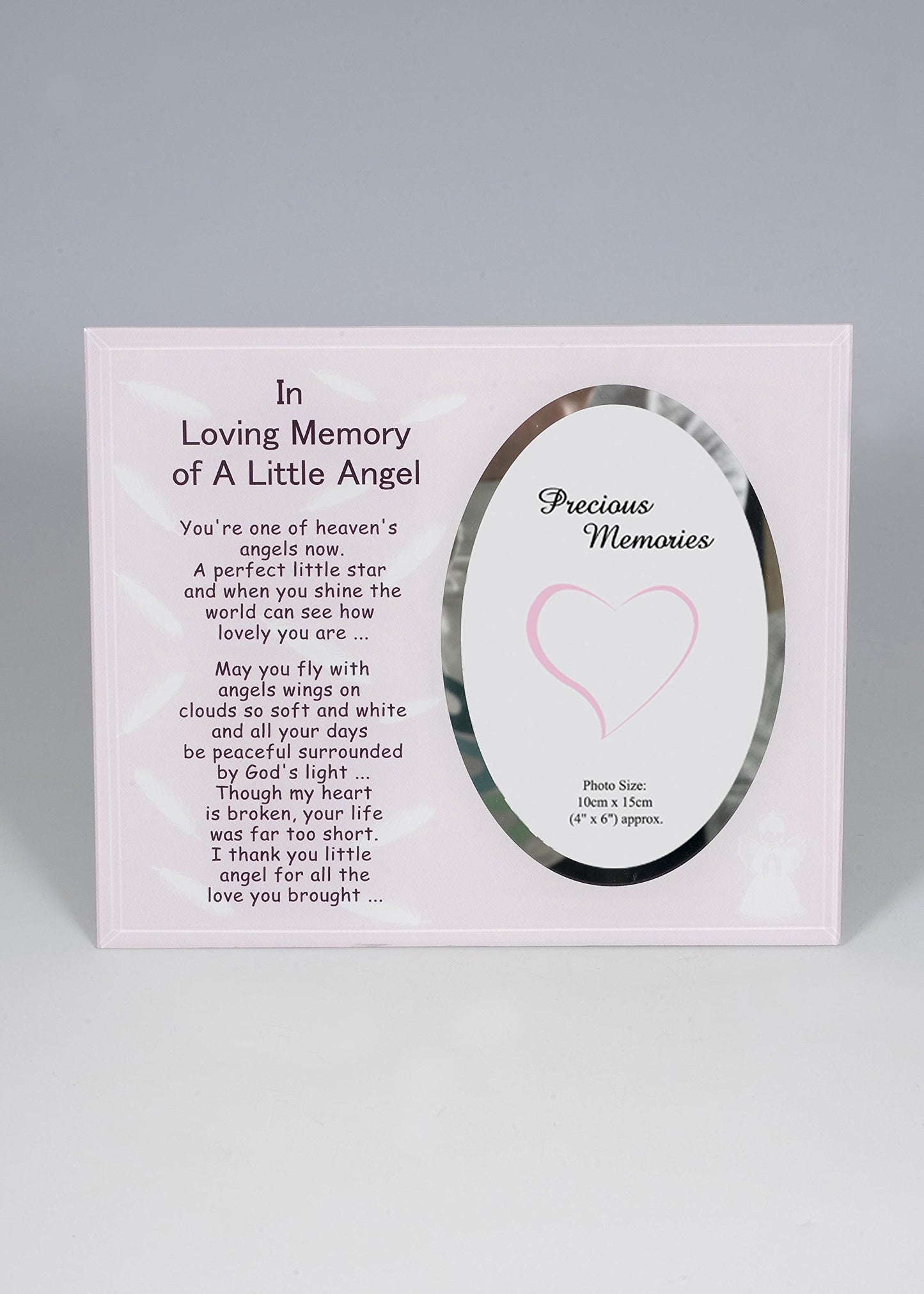 David Fischhoff Blue Little Angel FrameI pink