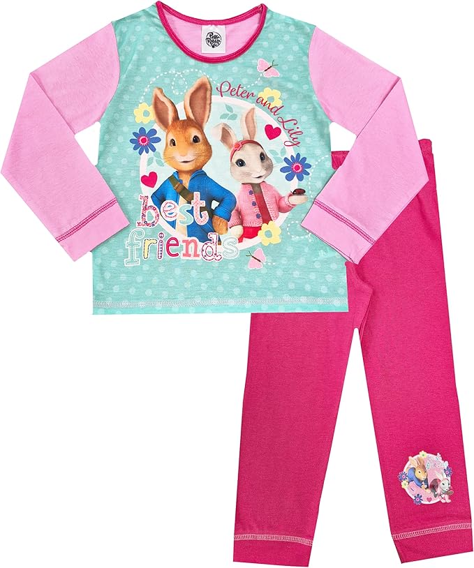 Peter Rabbit Girls Pyjamas Character Nightwear 2- 3 years