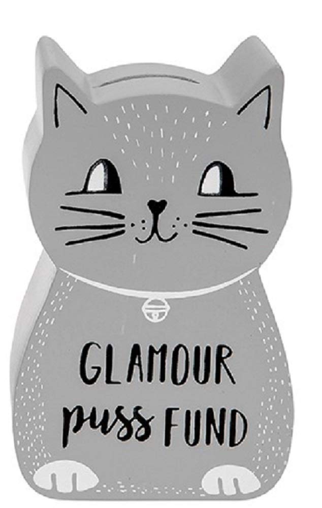 Shudehill Cats Whiskers Money Box choice of 2 designs (Glamour)
