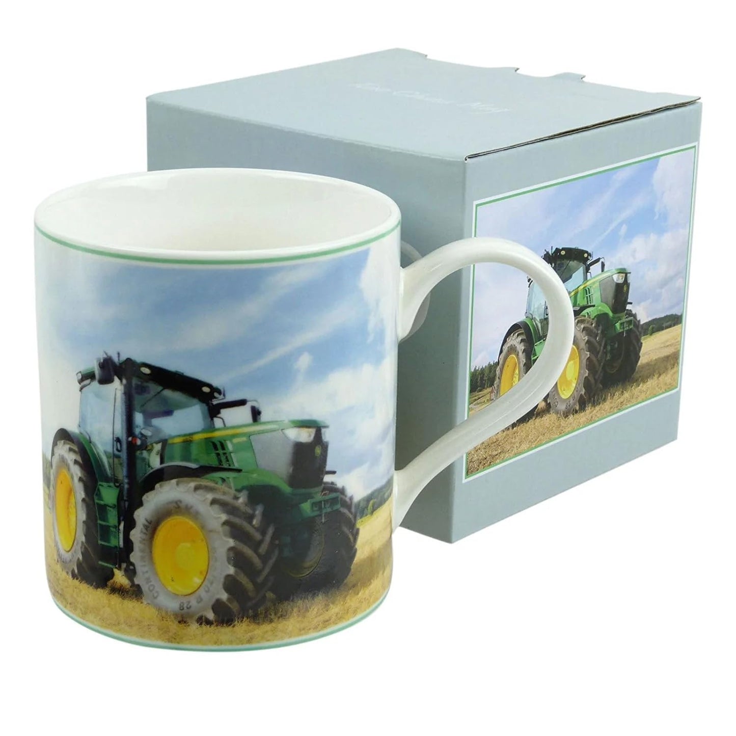 EastWest Harvest Rural Countryside green mug