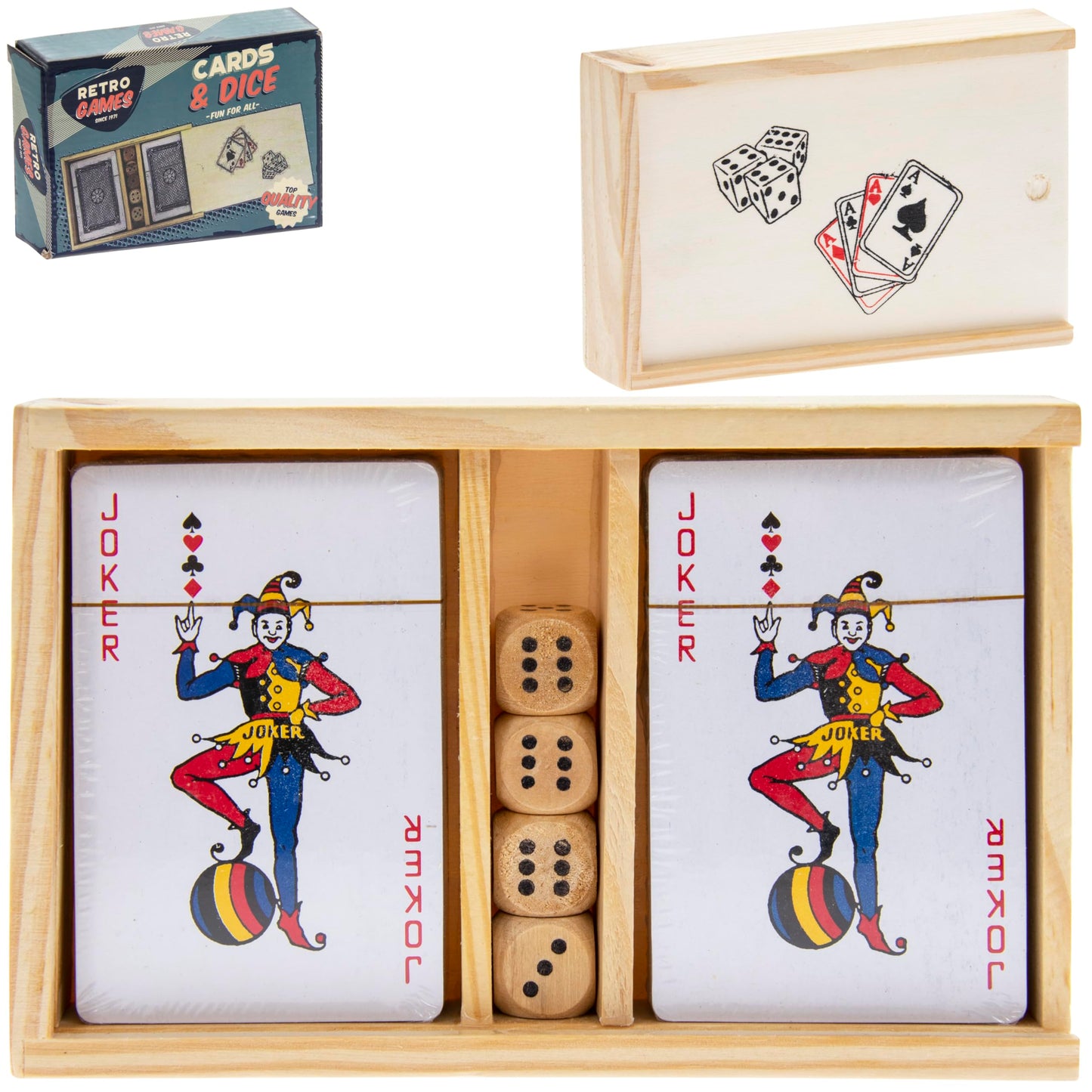 Retro Games Cards & Dice Poker