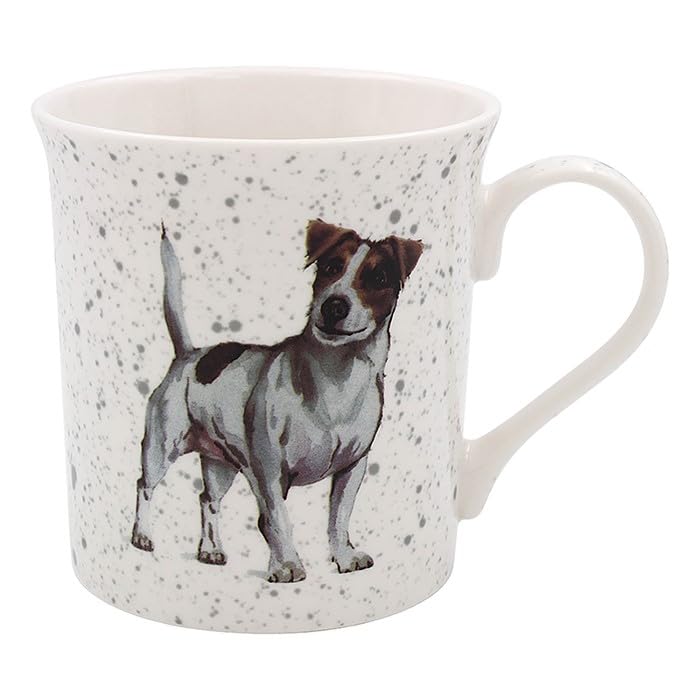 Lesser & Pavey British Designed Coffee Mug | Ceramic Coffee Mugs for Home or Work | Large Mugs for Hot Drinks | Jack Russell Tea and Coffee Cups - Sarah Boddy