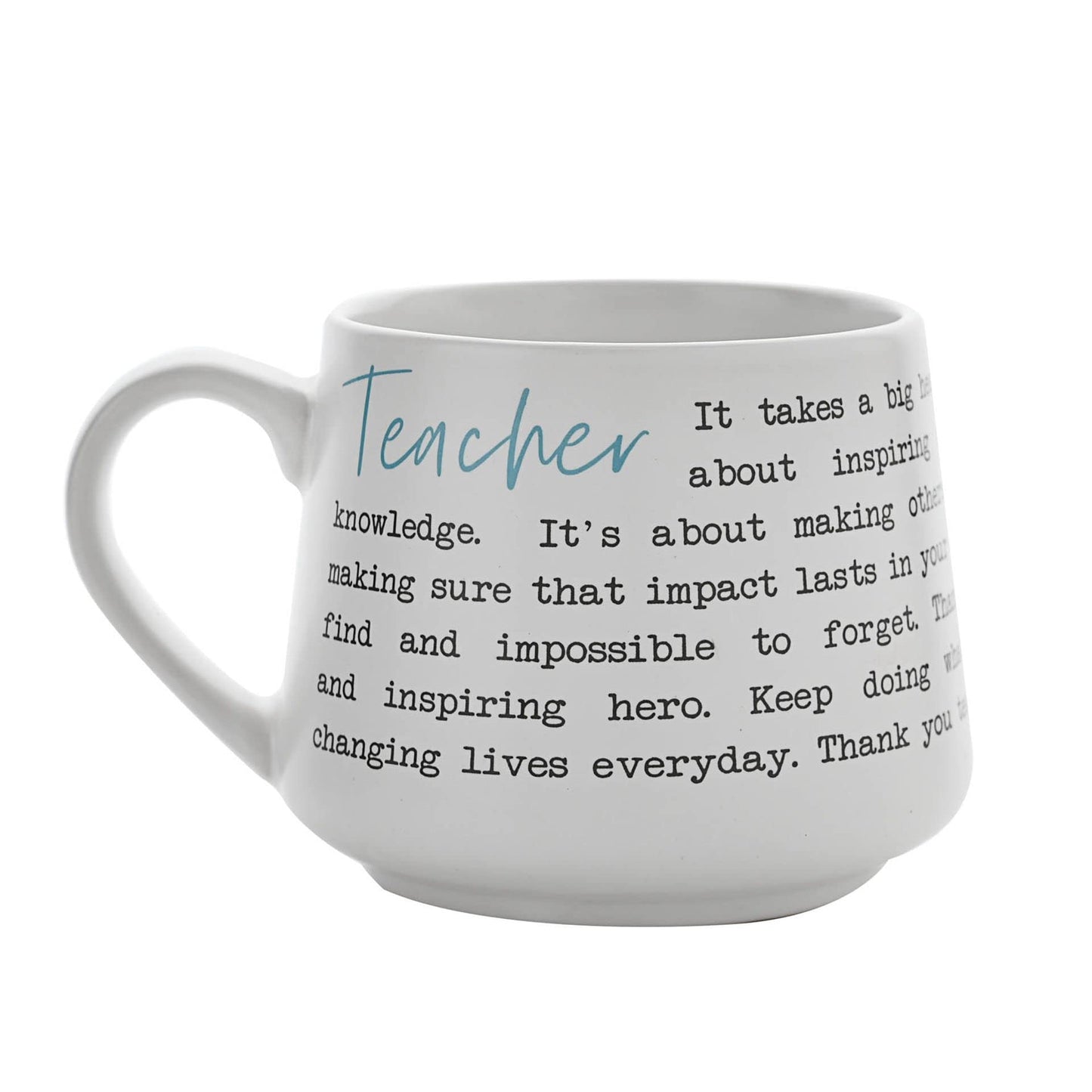 Widdop Teacher Message Stoneware Mug