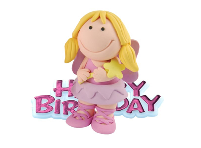 Anniversary House 2 Cake Decoration Topper - Fairy & Motto