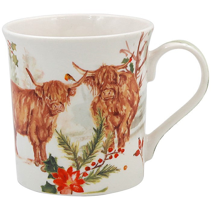 Jennifer Rose Highland Cow Ascot Mug