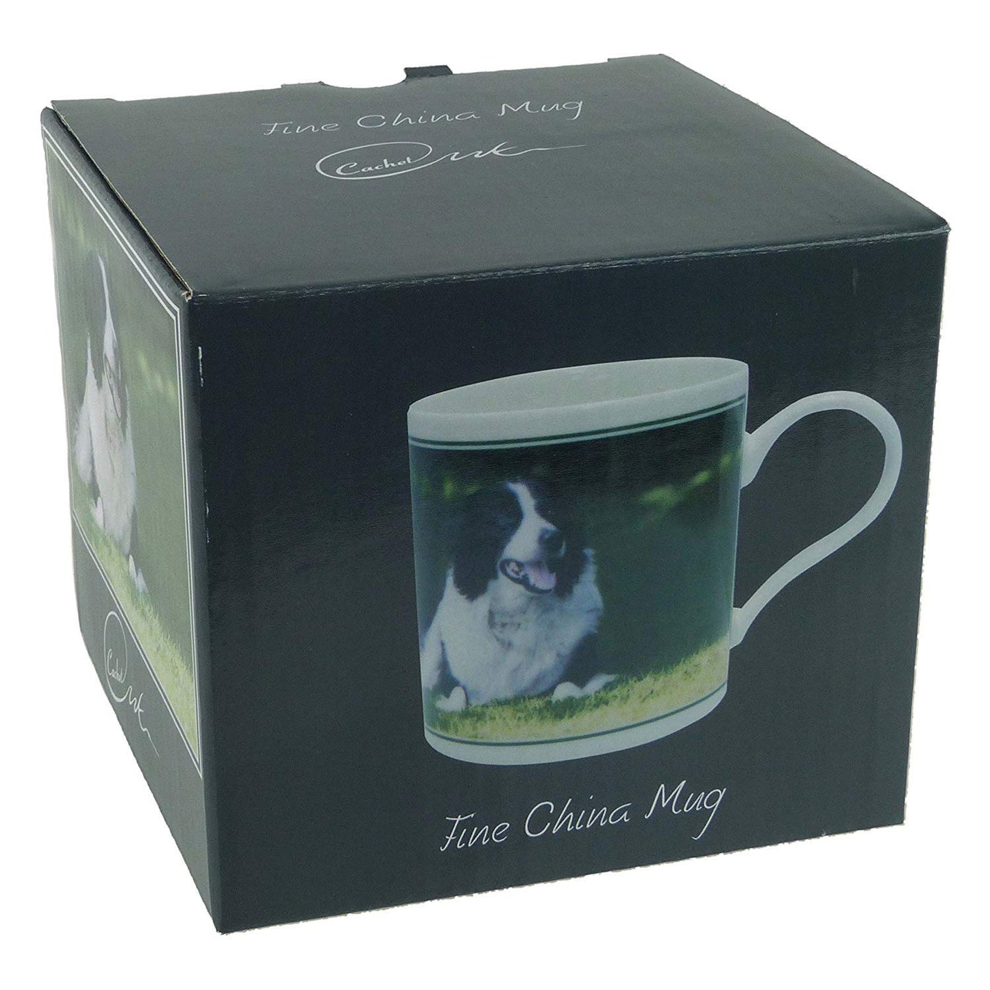 Fine China Collie Mug/Cup by Cachet Farmyard Collection Sheep Dog Gift Boxed