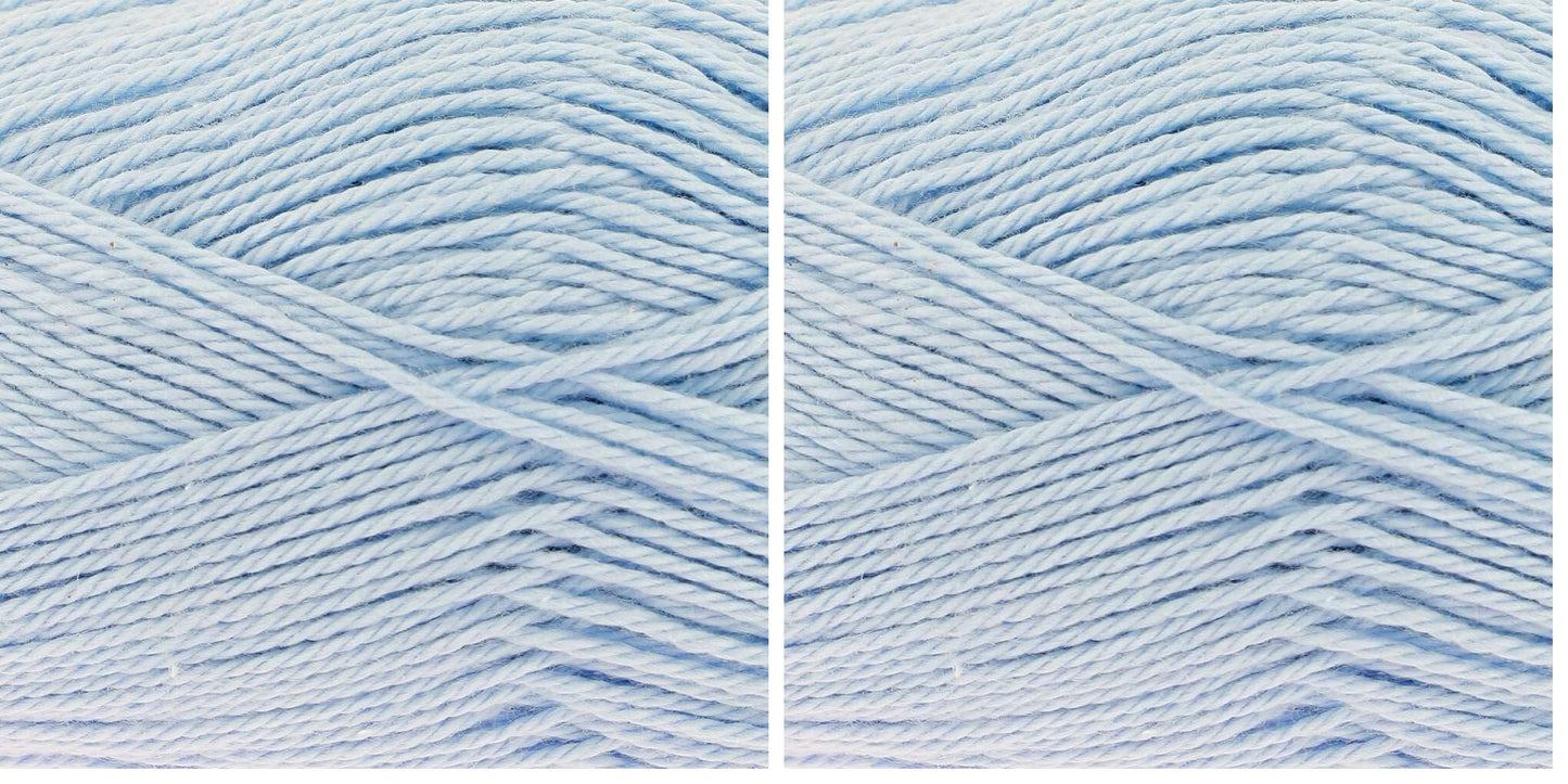 King Cole Cottonsoft DK Yarn - 100g Ball - 100% Super Soft Cotton Double Knitting Wool for Knitting & Crochet (Choose Colour)