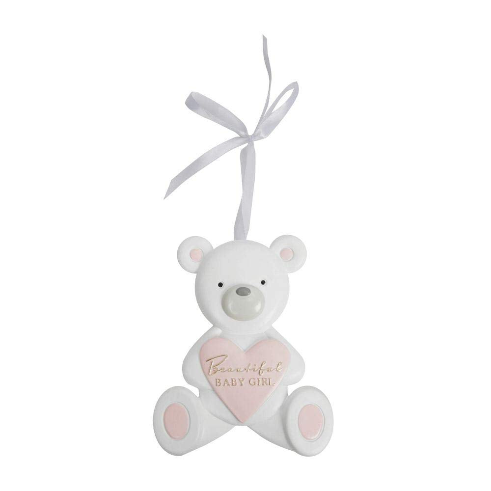 Widdop Bambino Resin Relief Teddy Bear Plaque - Beautiful Girl