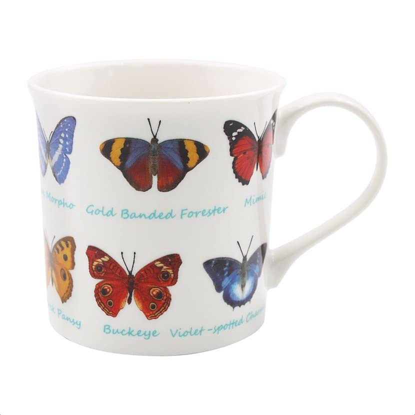 lesser and pavey LP95171 Ceramic Mug | Butterfly Species design | 1 Pc, Multicolour