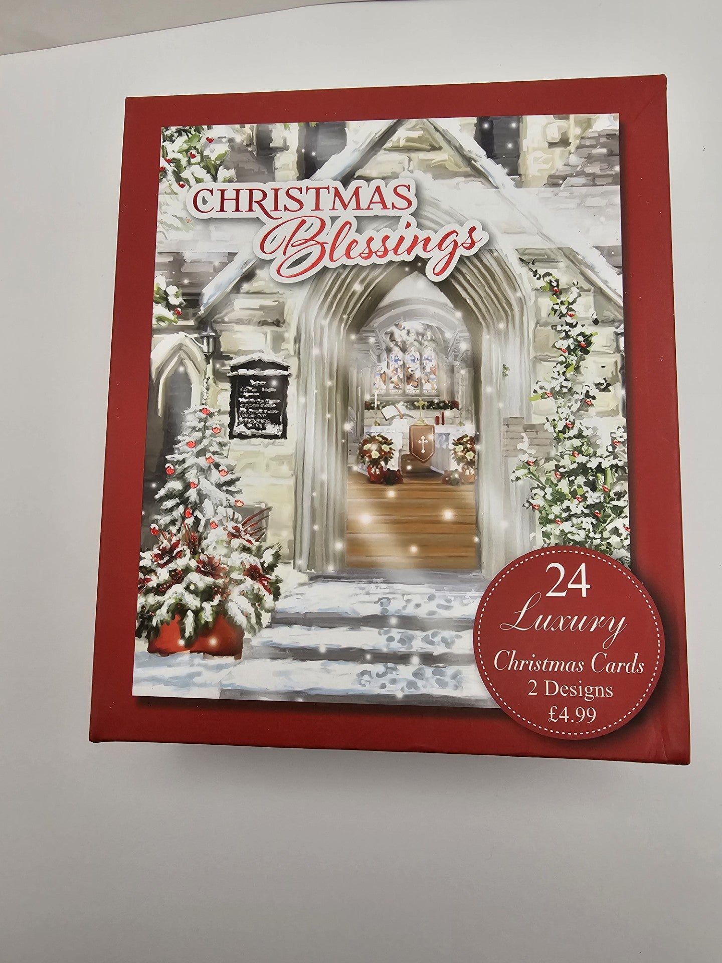 christmas blessings luxiry christmas card 24