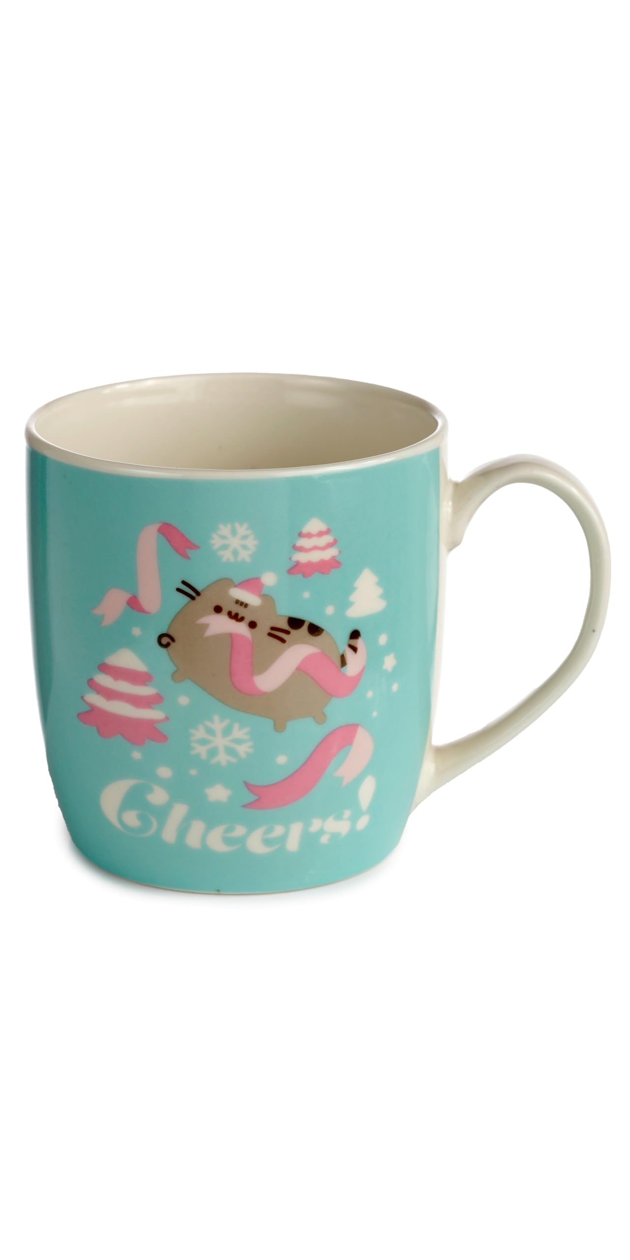 Puckator Christmas Pusheen the Cat Porcelain Tea Coffee Mug - Funny Home Accessories - Cute Gifts for Girlfriend - Large Mugs for Men Women Hot Drinks - Cute Cups Presents - Secret Santa Gift Cup Set