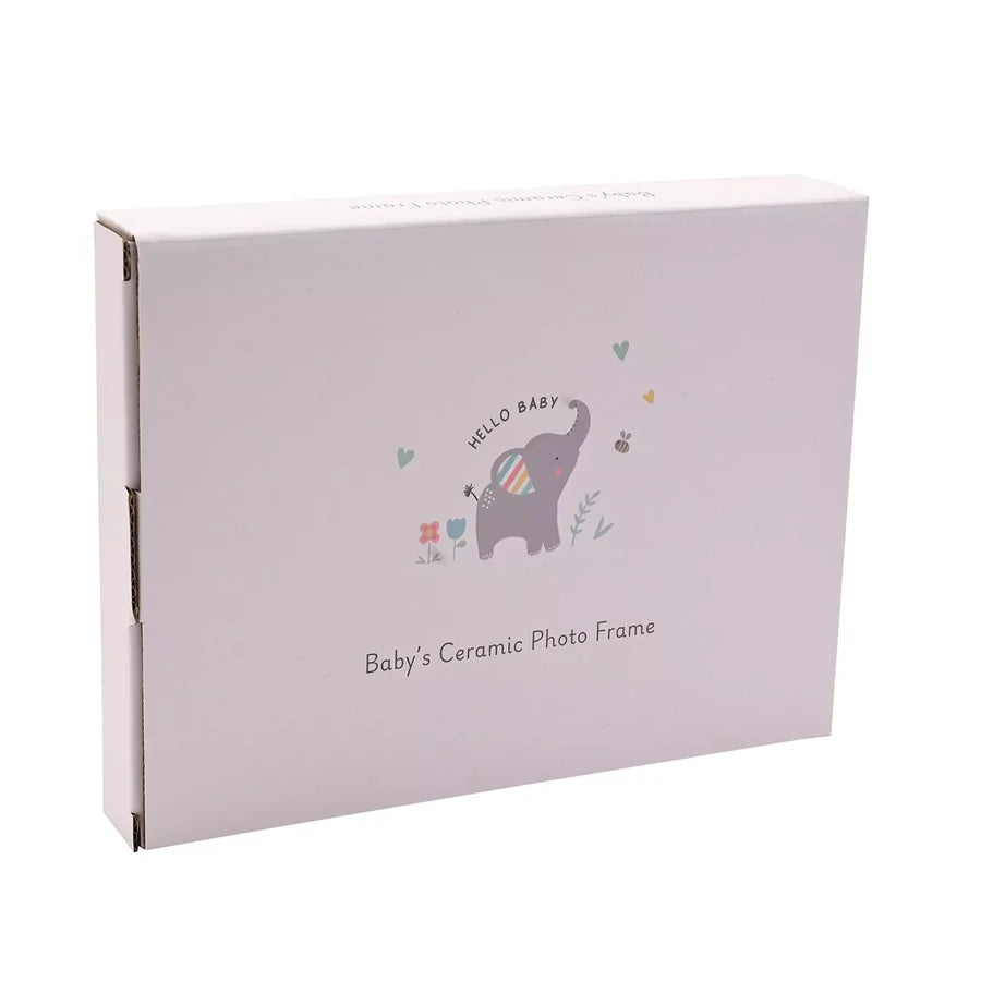 Hello Baby Ceramic Photo Frame