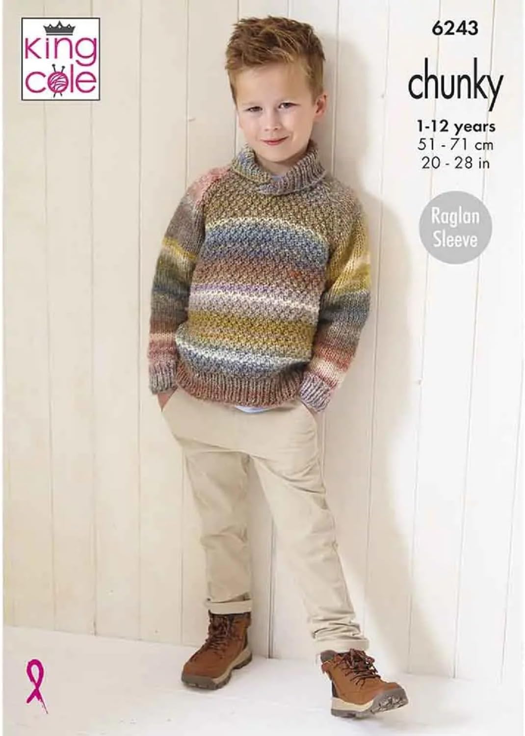 King Cole Unisex Knitting Pattern Sweater