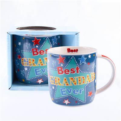 Text Best Grandad Ever Mug 13.5oz