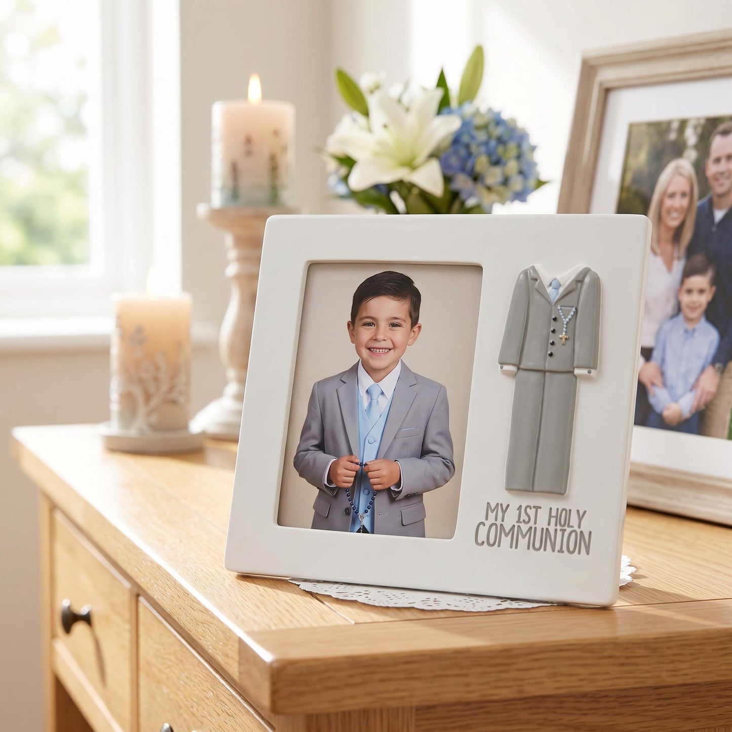 Boy's First Holy Communion Photo Frame 5"x3.5"