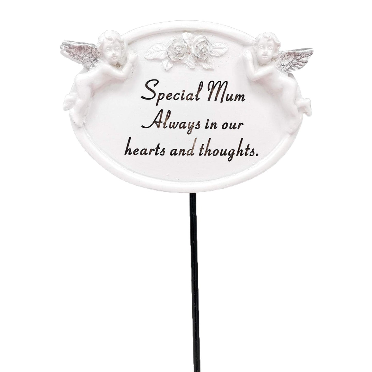 David Fischhoff Special Mum Graveside Oval Memorial Plaque on a Stick