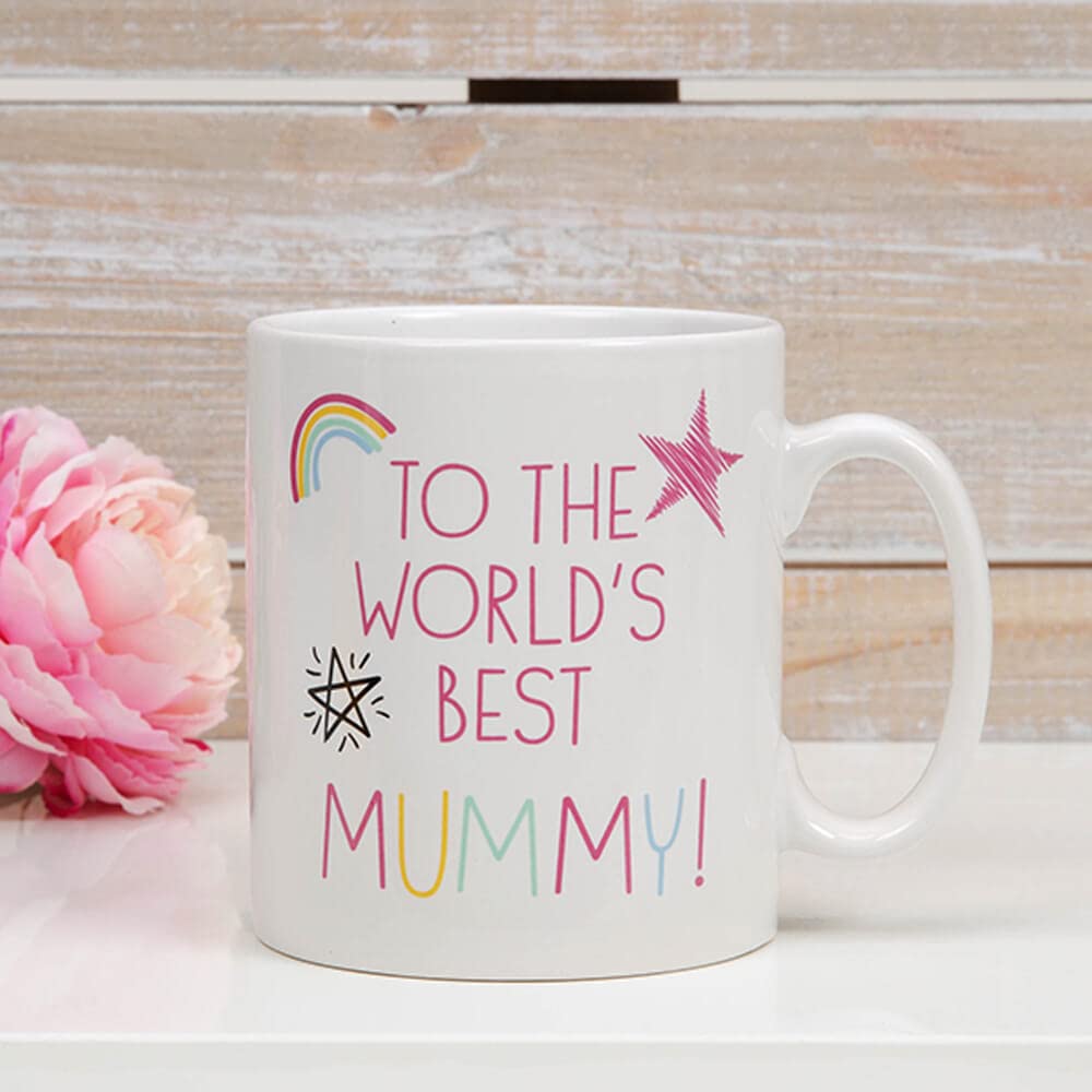 Ceramic Mug 'World's Best Mummy from Your Little Monkey' Mother's Day Gift